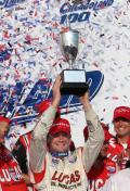 Sam's driver, Jay Howard with the trophy!
